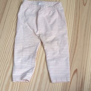 Hanna Andersson Light Pink Striped Leggings